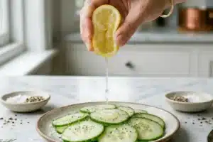 מלפפון ולימון - שילוב לניקוי וריענון הגוף