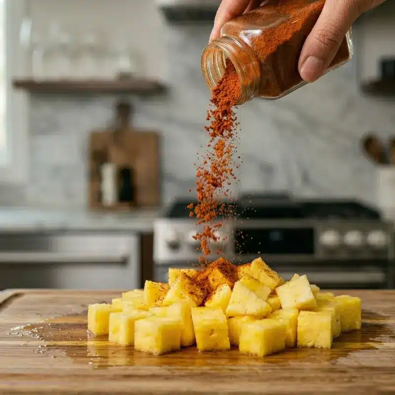 שילובי מזון טבעיים לבריאות - אננס ופלפל קאיין